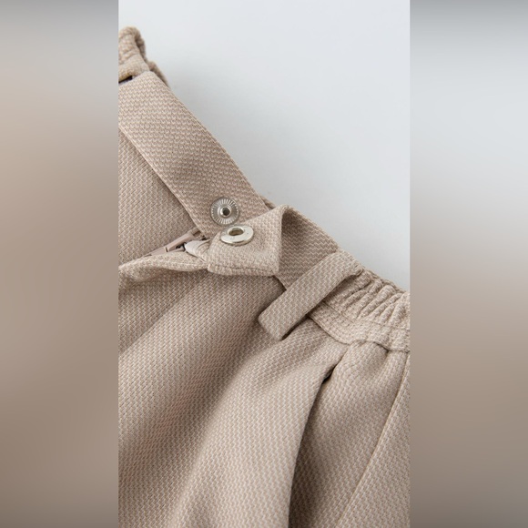 Zara Kids Suite Jacket and Pants - Beige Size 5 - Picture 8 of 9